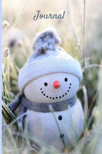 Jack Frost Snowman Journal: Christmas Winter Notebook 100 pages 6"x9"