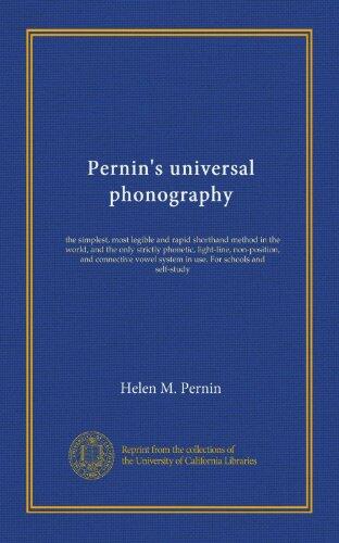 Pernin's universal phonography