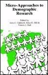 Micro Approaches to Demographic Research
