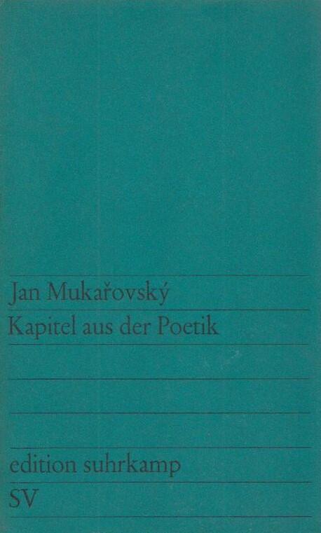 Kapitel aus der Poetik