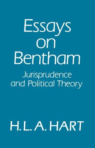 Essays on Bentham: Jurisprudence and Political Philosophy
