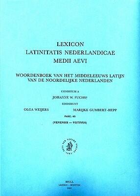 Lexicon Latinitatis Nederlandicae Medii Aevi: Fasc 63