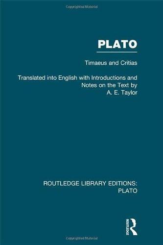 Timaeus and Critias (RLE: Plato)