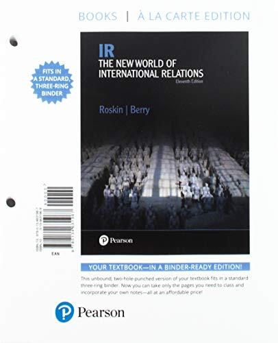 IR: The New World of International Relations (Books a la Carte)