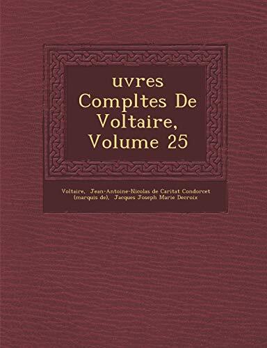 Uvres Completes de Voltaire, Volume 25