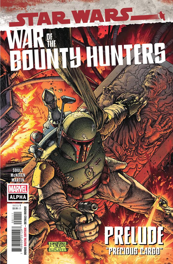 Star Wars: War of the Bounty Hunters Alpha #1 Main Steve McNiven Cover