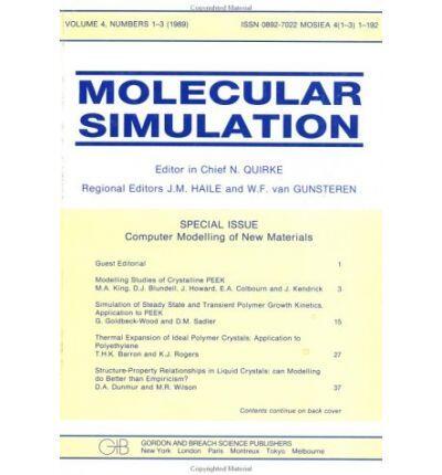 Computer Modelling of New Materials