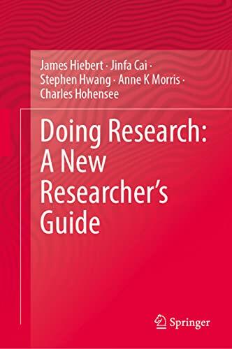 Doing Research: A New Researcher's Guide