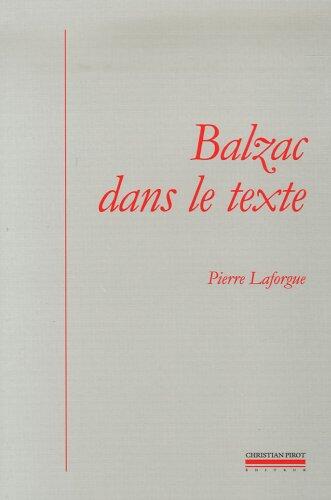 Balzac dans le Texte