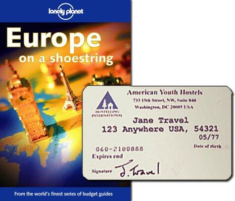Europe on a shoestring/Hostelling International card pack