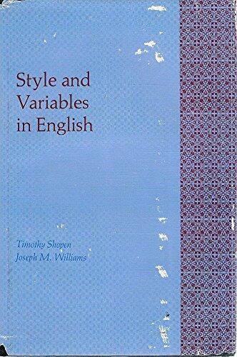 Style and variables in English