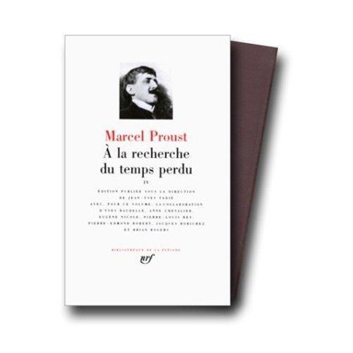 A La Recherche Du Temps Perdu - Tone 4 Of A 4 Volume Set