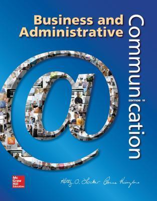 Business and Administrative Communication [with Gregg Reference Manual]