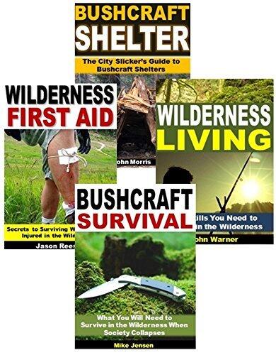 Bushcraft 4-Book Box Set: Bushcraft Shelter, Bushcraft Survival, Wilderness First Aid, Wilderness Living