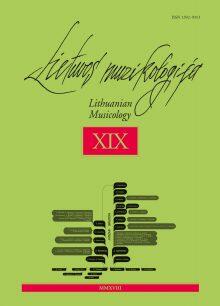 Lietuvos muzikologija XIX