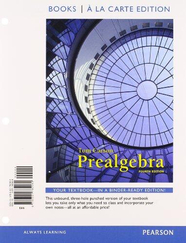 Prealgebra, Books a la Carte Edition Plus NEW MyLab Math with Pearson eText -- Access Card Package