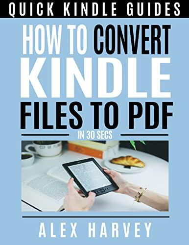 How to convert kindle files to PDF -In 30 secs