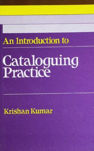 Introduction to Cataloguing Practice