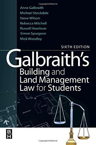 Galbraith's Building and Land Management Law for Students (15-Nov-2010) Paperback