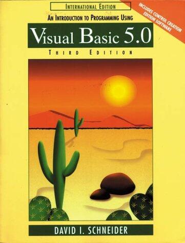 Introduction to Programming Using Visual Basic 5.0