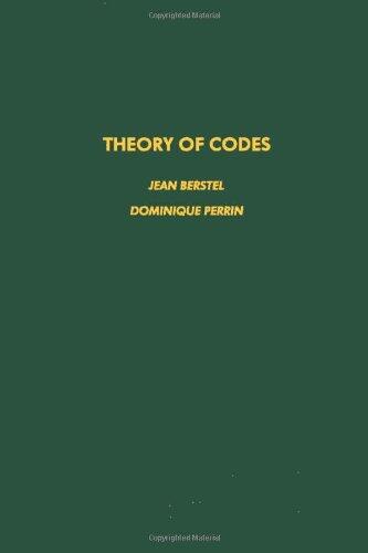 Theory of codes, Volume 117