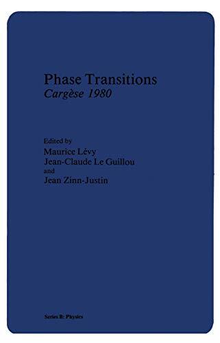 Phase Transitions Cargèse 1980