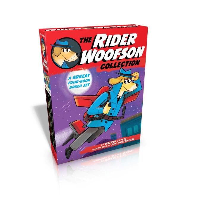 The Rider Woofson Collected Set: The Case of the Missing Tiger's Eye; Something Smells Fishy; Undercover in the Bow-Wow Club; Ghosts and Goblins and Ninja, Oh My!