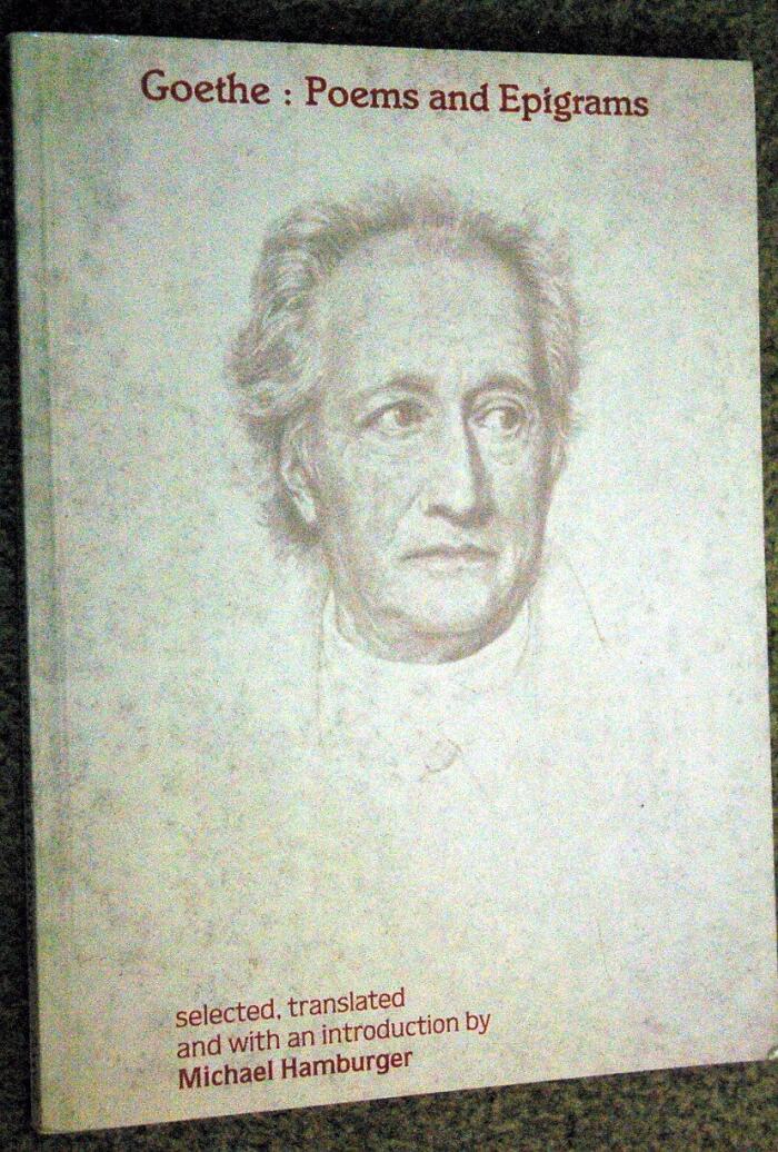 Goethe, Poems and Epigrams