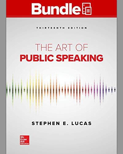 The Art of Public Speaking [with Connect Access Code]