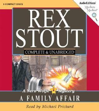 A Family Affair: Nero Wolfe Mystery