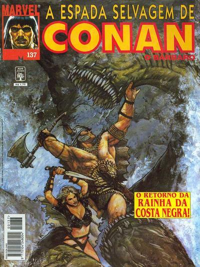 A Espada Selvagem de Conan o Bárbaro nº137 - O Retorno da Rainha da Costa Negra!