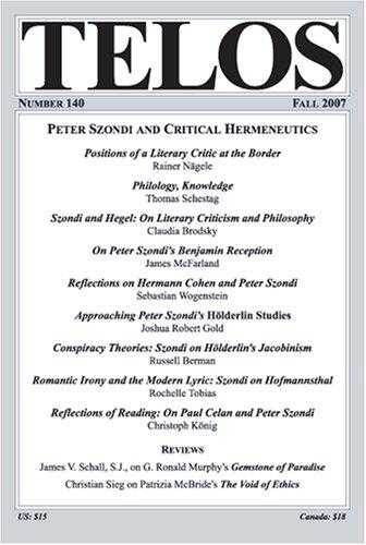 Telos: A Quarterly Journal of Radical Thought, No. 140