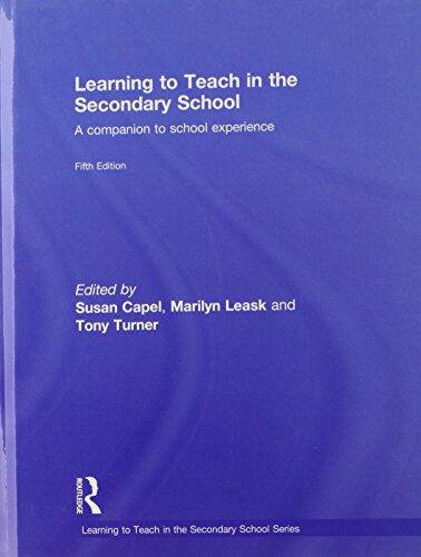 Learning to Teach in the Secondary School: A Companion to School Experience