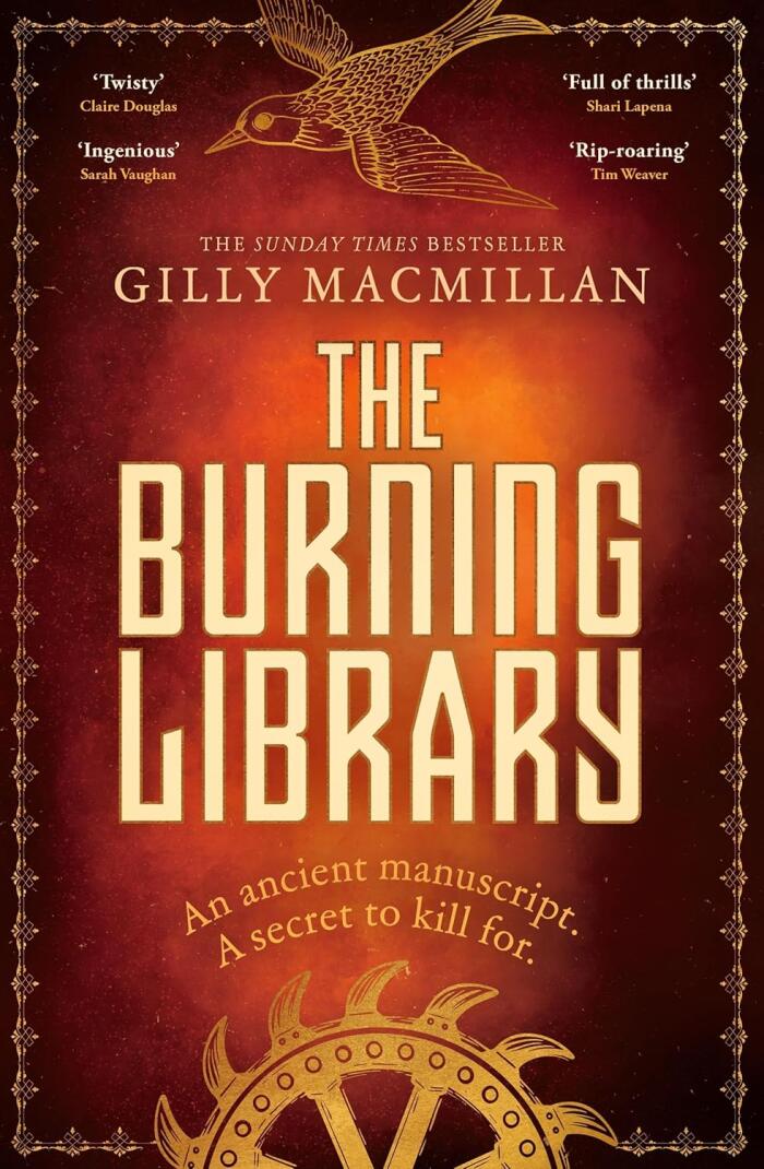 The Burning Library: 'A breakneck thriller...if you enjoyed The Da Vinci Code you'll love this!' Harriet Tyce