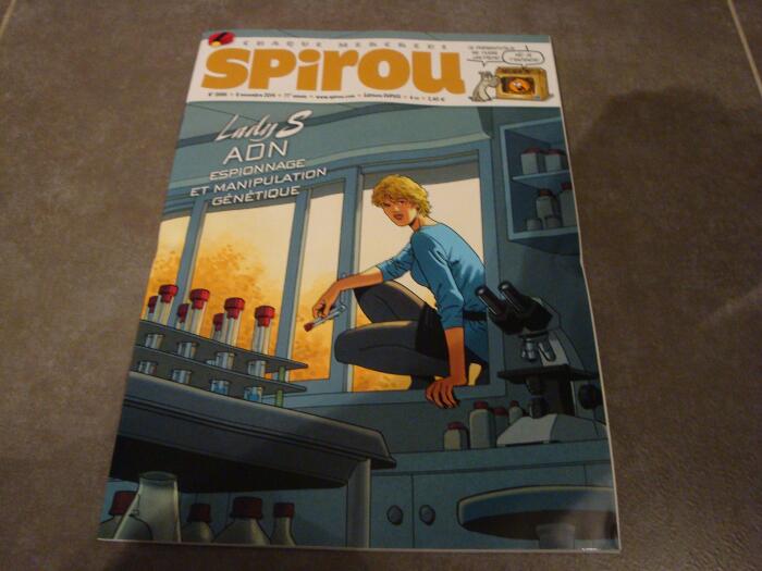 Spirou N°3995 Lady S: Espionnage et Manipulation Génétique