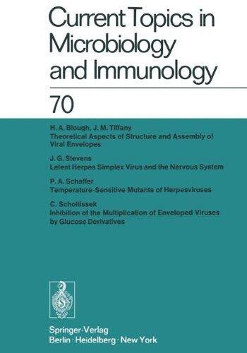 Current Topics in Microbiology and Immunology (Ergebnisse der Mikrobiologie und Immunitätsforschung) (Volume 70)