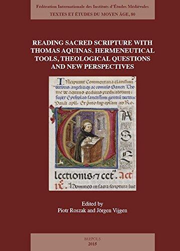 Reading Sacred Scripture: Hermeneutical Tools, Theological Questions, and New Perspectives
