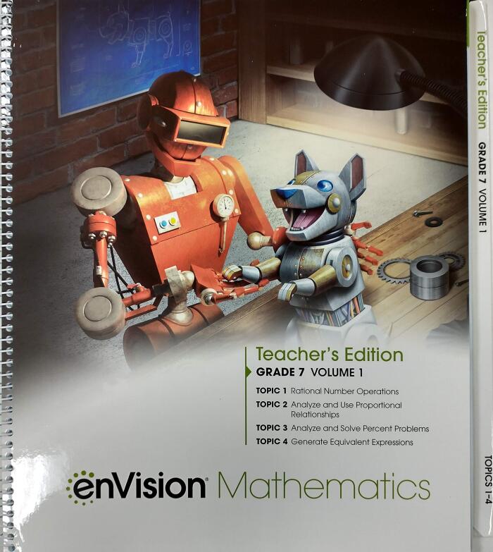 enVision Mathematics, Grade 7 Volume 1, Topics 1-4