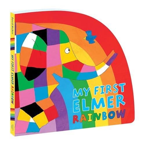 Andersen Press My First Elmer Rainbow Shaped Board Book.