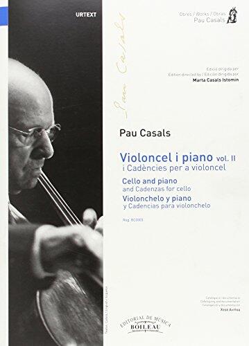 Violoncel I Piano Vol. II I Cadències Per A Violoncel