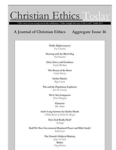 Christian Ethics Today, Issue 16