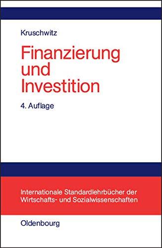 Finanzierung und Investition.