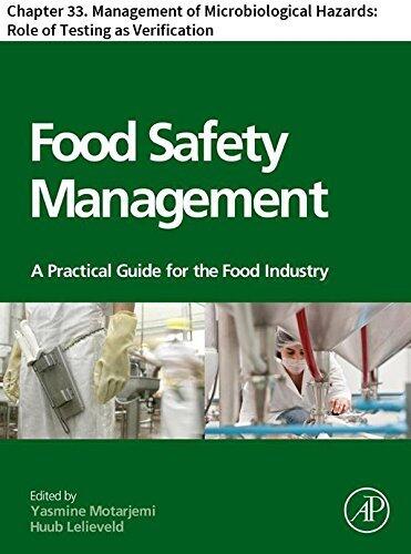 Food Safety Management: Chapter 33. Management of Microbiological Hazards: Role of Testing as Verification