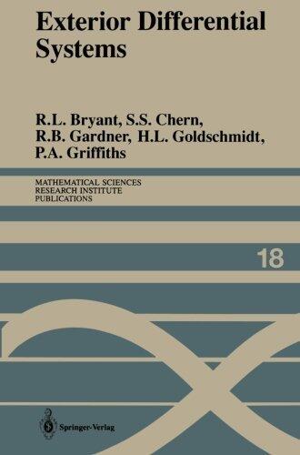 Exterior Differential Systems (Mathematical Sciences Research Institute Publications) Softcover reprint of edition by Bryant, Robert L., Chern, S.S., Gardner, Robert B., Goldschm (2011) Paperback