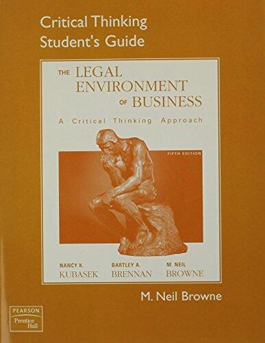 Critical Thinking Student's Guide