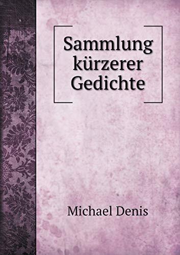 Sammlung kürzerer Gedichte