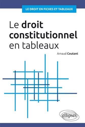 le droit constitutionnel en tableaux
