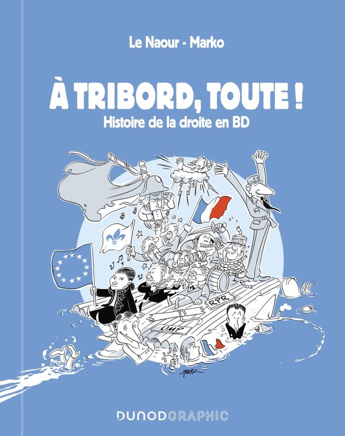 A tribord, toute !: Histoire de la droite en BD