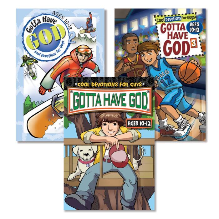 Gotta Have God! 3 Book Boys Devotional Bundle, Vol. 1-3 - Ages 10-12