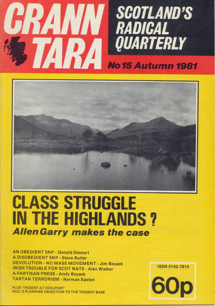 Crann-Tàra: Autumn 1981